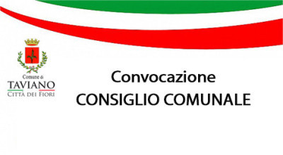 Convocazione Consiglio Comunale -  31 Luglio 2023