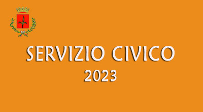 Avviso Pubblico - Servizio Civico Comunale 2023 
