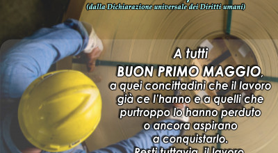 Buon 1° Maggio - Festa dei lavoratori 