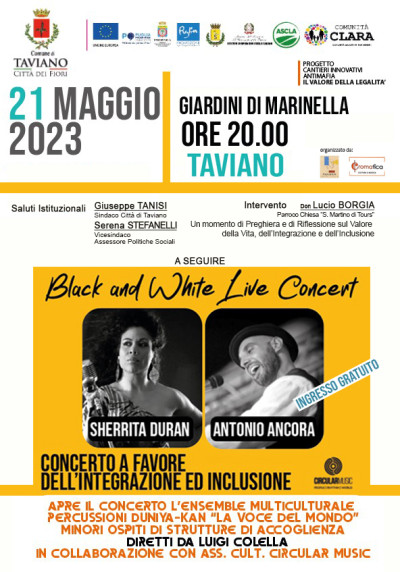 Concerto: BLACK AND WHITE - In Favore dell'Integrazione ed Inclusione