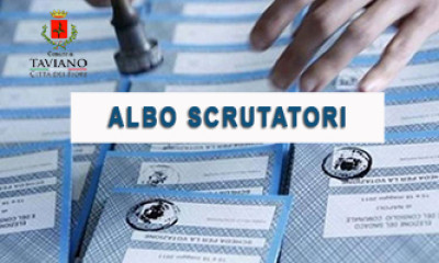 Albo degli Scrutatori per il Seggio Elettorale - Anno 2021