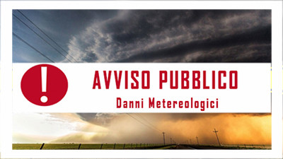 AVVISO PUBBLICO: RISARCIMENTO DANNI PER EVENTI METEREOLOGICI DEL 12 NOVEMBRE...