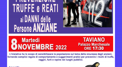 Campagna di Prevenzione e Sicurezza con l'Arma dei Carabineri 