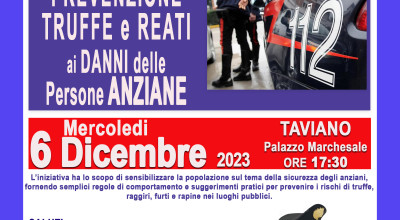 CAMPAGNA di PREVENZIONE e SICUREZZA ANZIANI