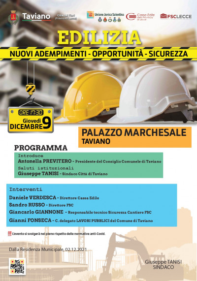 Convegno - Edilizia: Nuovi Adempimenti, Opportunità, Sicurezza