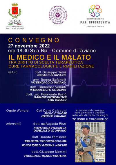 Convegno IL MEDICO E IL MALATO