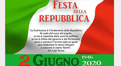 FESTA DELLA REPUBBLICA - 2 GIUGNO 2020