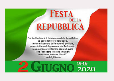 FESTA DELLA REPUBBLICA - 2 GIUGNO 2020