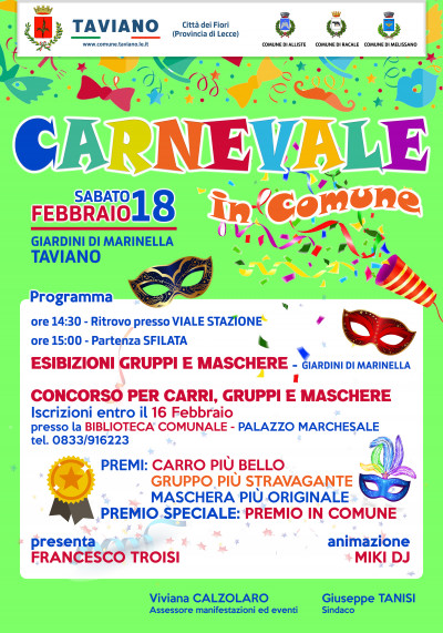 CARNEVALE IN COMUNE 