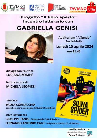 A LIBRO APERTO - Incontro con l'Autrice Gabriella Genisi 