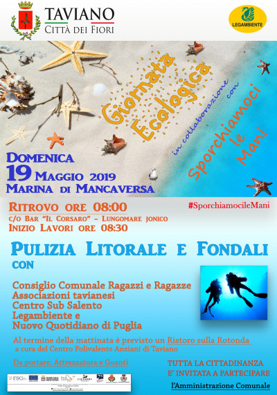 Gionrata Ecologica - Marina di Mancaversa 19 Maggio 2019
