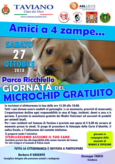 Giornata del Microchip gratuito