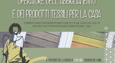 Corso di Formazione ASESI: Operatore dell'Abbigliamento e dei Prodotti Tessil...