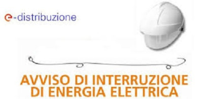 Avviso interruzione energia elettrica 