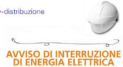 Avviso interruzione energia elettrica 