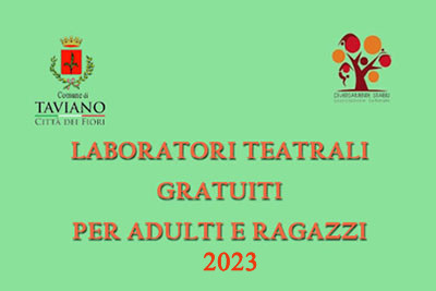 Progetti di Teatroterapia per Adulti e Ragazzi - edizione 2023