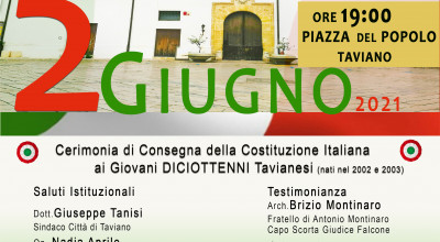 2 GIUGNO 2021 - FESTA DELLA REPUBBLICA ITALIANA