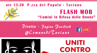 8 MARZO 2021 - FLASH MOB  Uomini in Difesa delle Donne