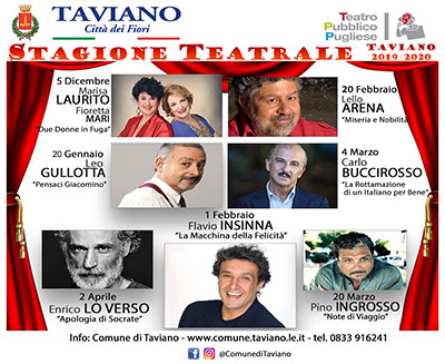 PRESENTATA LA NUOVA STAGIONE TEATRALE 2019/2020 - Al via la Campagna Abbonamenti