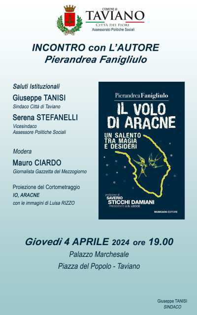 A LIBRO APERTO - Incontro con l'Autore Pierandrea Fanigliulo 