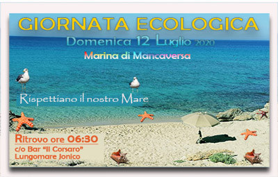 GIORNATA ECOLOGICA 2020 - MARINA DI MANCAVERSA