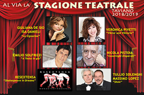 STAGIONE TEATRALE 2018/2019