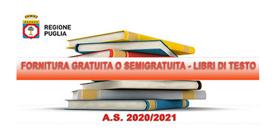 AVVISO PUBBLICO: FORNITURA LIBRI DI TESTO A.S. 2020/2021 - PROROGATA SCADENZA 