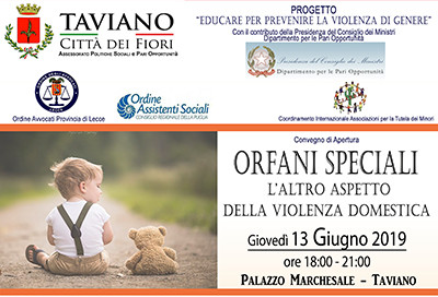 ORFANI SPECIALI: L'ALTRO ASPETTO DELLA VIOLENZA DOMESTICA