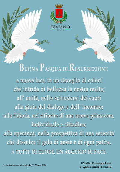 BUONA PASQUA 