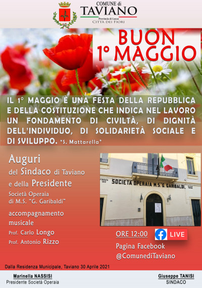 CELEBRAZIONE 1 MAGGIO 2021