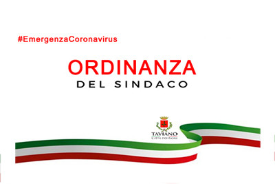 Emergenza Coronavirus - Ordinanza Sindacale