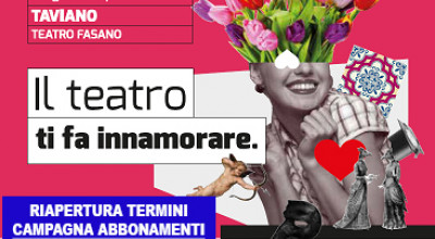 STAGIONE TEATRALE 2016/2017  RIAPERTURA TERMINI CAMPAGNA ABBONAMENTI