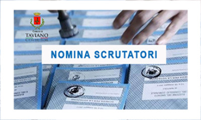 Elezioni Comunali - Presentazione Domanda per Nomina Scrutatori