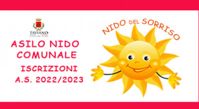 Asilo Nido Comunale - Iscrizioni A.S. 2022/2023