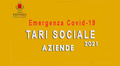 AVVISO PUBBLICO - TARI SOCIALE AZIENDE 2021