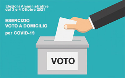Elezioni Amministrative - Esercizio del Voto a Domicilio per Emergenza Covid-19