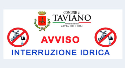 AVVISO IMPROVVISA INTERRUZIONE IDRICA 