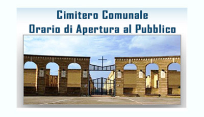 Avviso Apertura Cimitero Comunale - Lunedì 1 Maggio 2023