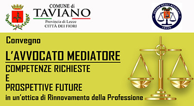 Convegno:  L'AVVOCATO MEDIATORE