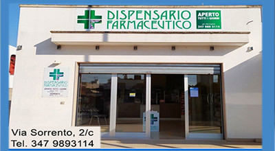 APERTURA DISPENSARIO FARMACEUTICO 2020 - MARINA DI MANCAVERSA