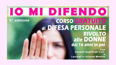 Progetto Io Mi Difendo - Corso di Difesa Personale 3^ edizione