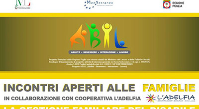 LA GESTIONE FAMILIARE DEL DISABILE -  INCONTRI ONLINE 