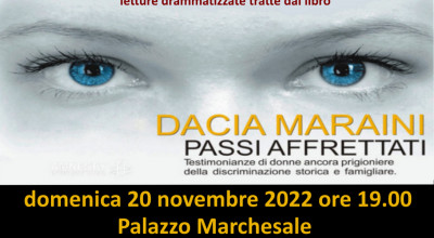 Reading Teatrale Letture dedicate a Dacia Maraini 