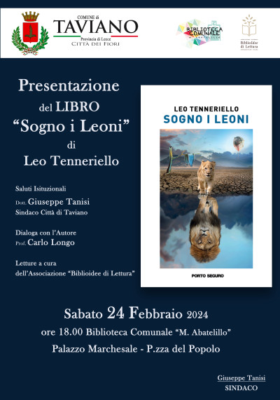 Presentazione del Libro Sogno i Leoni 