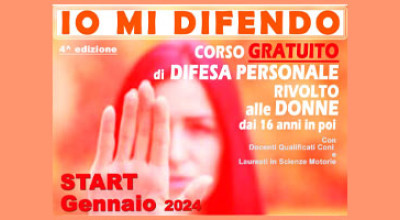 Progetto Io Mi Difendo - Corso di Difesa Personale 4^ edizione