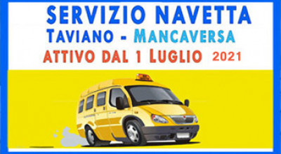 SERVIZIO NAVETTA TAVIANO/MANCAVERSA - Periodo Estivo 2021