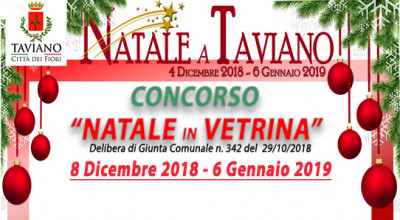 Concorso “NATALE IN VETRINA” 2018