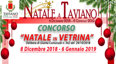 Concorso “NATALE IN VETRINA” 2018