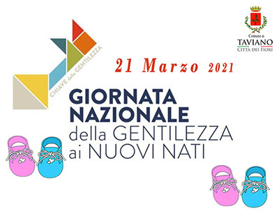 Giornata Nazionale della Gentilezza ai Nuovi Nati - 21 Marzo 2021