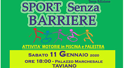 PRESENTAZIONE SPORT SENZA BARRIERE E GARANTE PER LE PERSONE DIVERSAMENTE ABILI 